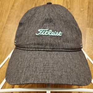 Titleist Golf Hat Cap Women Gray Adjustable Lightweight Performance‎ Golfer